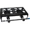 Two Burner Portable Stove Burner, Cast Iron Propane Gas Cooker for Patio Outdoor Camping BBQ